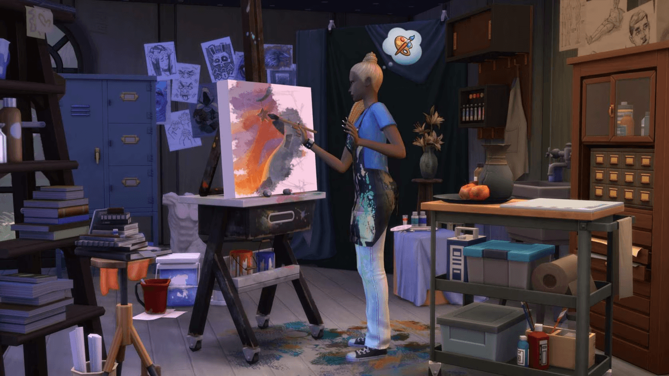 Vandaag uitgekomen: De Sims 4 Artist Studio Kit